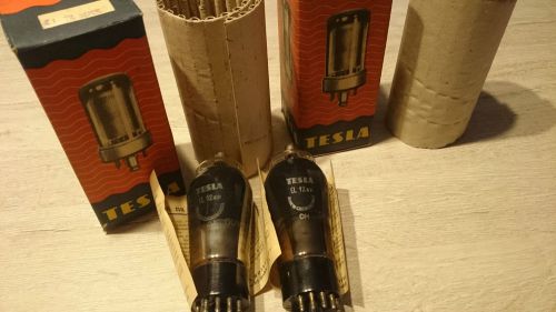 TESLA EL12 sp TUBE NIB NOS = TELEFUNKEN EL12 spez = EL6 klangfilm power pentodes