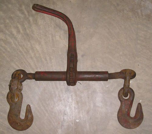 LeBus 13,000 lbs 3/8&#034; - 1/2&#034;  Chain Hooks Binder Model R-C - Bent Handle