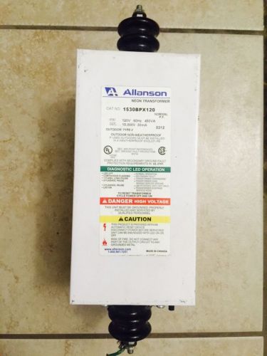 ALLANSON 15000V / 30mA / 120V NEON TRANSFORMER Outdoor Model 1530BPX120