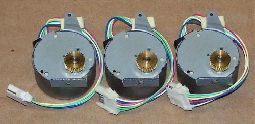 Geared Stepper Motor - crank voltage generator CNC machine school lab - robotic