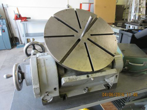 Pratt &amp; Whitney Precision Tilting Rotary Table, 18&#034; Dia.