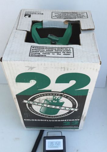 Worthington Refrigerant R22 FULL 30 lb Tank R-22 Sealed In Box