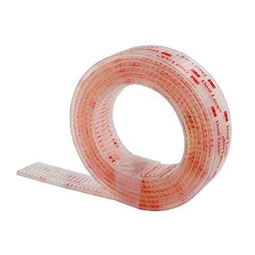 3M Dual Lock Reclosable Fastener SJ3560 250 Clear, 1 in x 6 Ft