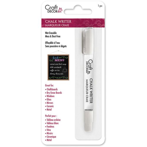 Craft Decor Chalk Writer-White 775749191387