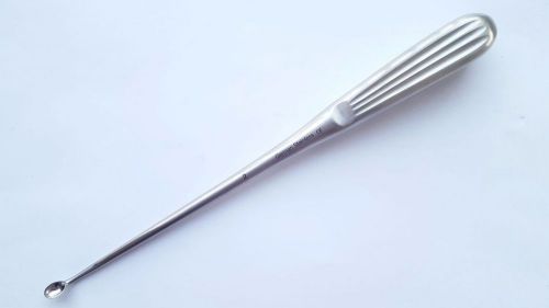 Spratt Brun Bone Curette Curved Orthopedic German Stainless Size 2