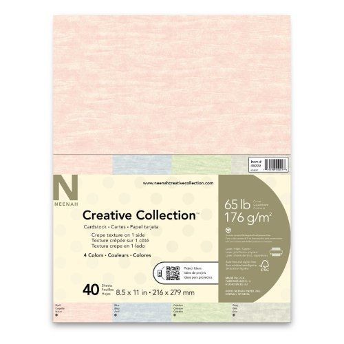 Neenah Creative Collection Textures Specialty Cardstock, 8.5 X 11 Inches,