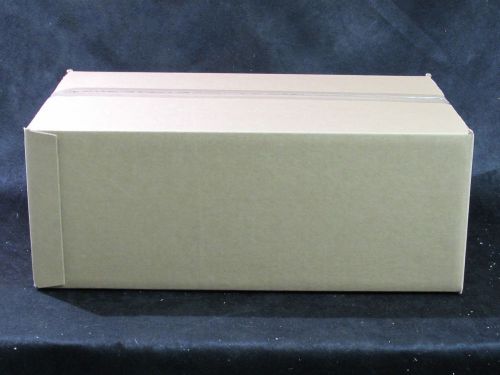 NEW 300ct BROWN PLAIN SINGLE WALL CARDBOARD 20-1/4&#034;X13&#034;X8&#034; BOX