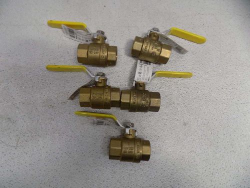 Lot Of 5 1in Proline Ball Valves 600 PSI