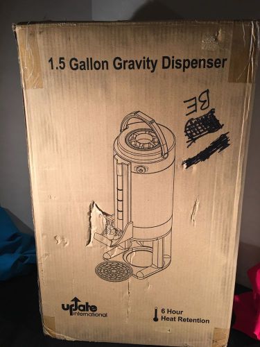 Update International 1.5 Gallon Thermal Gravity Beverage Dispenser