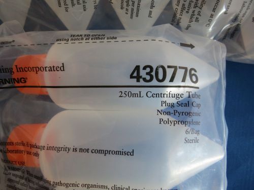 Qty 24 Corning 250 mL Centrifuge Tubes PP # 430776