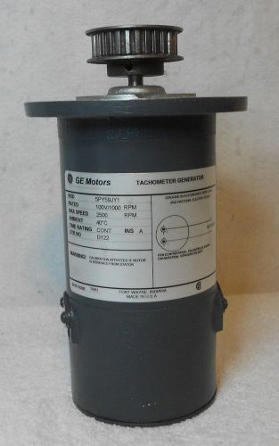 GENERAL ELECTRIC 5PY59JY1 TACHOMETER GENERATOR  2500 RPM MAX. SPEED