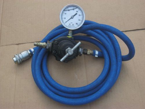 NORGREN R74G-6AT REGULATOR on PARKER PUSH LOK HOSE with ASHCROFT GAUGE FREE SHIP