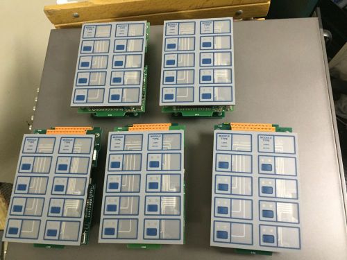 LOT 5x NOTIFIER ICM-4 INDICATING CIRCUIT MODULE FIRE ALARM BOARD w CRE-4 card NR