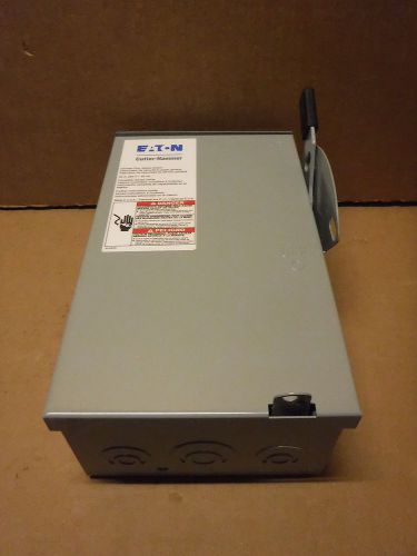 Eaton Cutler Hammer General Duty Safety Switch DG221URB 30A 240VAC 2 Pole