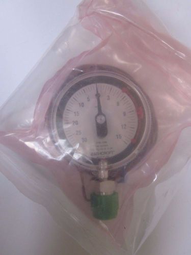 Ashcroft UHP Switch Gauge, 20HSXG4MLEAOV&amp;15#,  2&#034;, Level II, 30-0-15