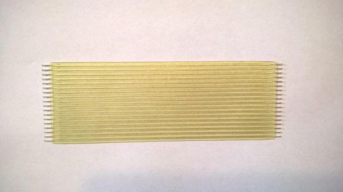 ZME571  Lot of 5 pcs Teflon FLEXSTRIP Jumper 18 Conductor 2mm Pitch 101.6mm Long