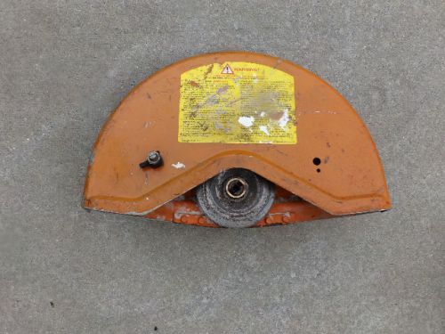 stihl ts 400 concrete cutoff saw blade guard shield 14&#034; used oem