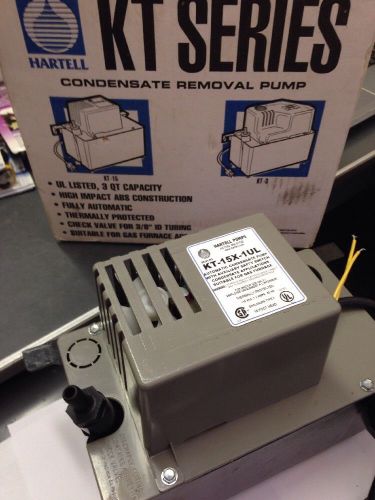 **CLEARANCE** Hartell  KT-15X-1ULT Condensate Pump 15&#039; Lift 115V