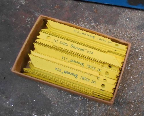 Bi-Metal JIG SAW BLADES 14BJ Bi-Metal JIG SAW BLADES 10  PER BID B/NEW STARRETT