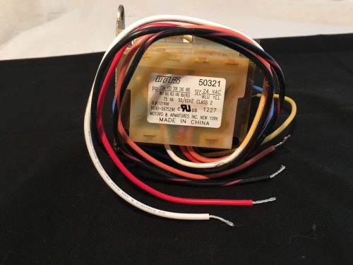 Mars 50321 control transformer 50/60hz pri:120/208/240/480v sec:24v 75va for sale