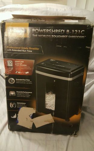 Fellowes Powershred B-121C Shredder - black 3373001