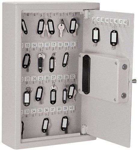 Buddy Products Key Safe, 4 x 17.75 x 11.75, Platinum (3221-32)