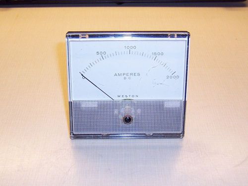 Weston model 1941 WM295 DC Amperes 0-2000A., Vintage!