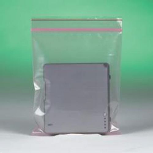 9&#034; x 12&#034; minigrip 4 mil anti-static reclosable pink poly bags (case of 1000) for sale