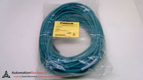 TURCK RSCD RJ45 440-25M, CORDSET, 4 POLE MALE/ETHERNET, 25 METER, NEW #220260