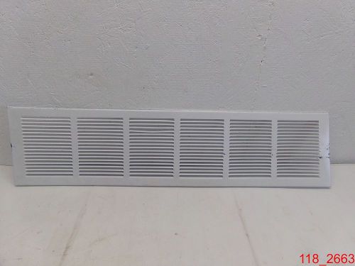 Continental 30&#034; x 6&#034; Return Air Grille 1/3&#034; Louver G35W3006, White