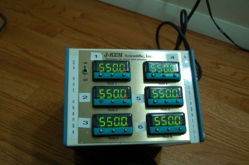 J-kem temperature controller model 6 zone  temp