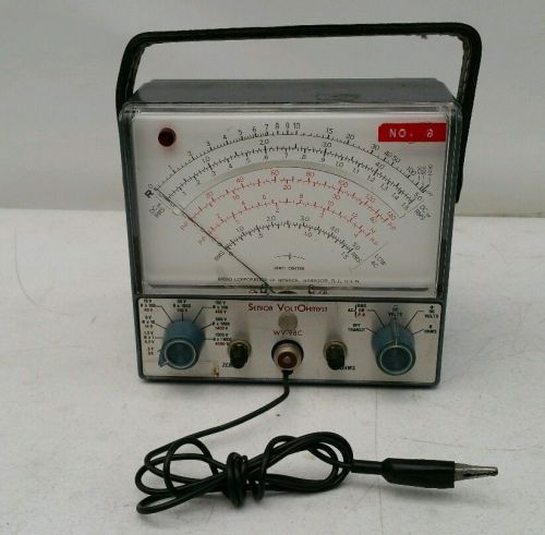 RCA Senior VoltOhmyst WV-98C Volt Multimeter Tester Portable w/Needle - Viz vtg