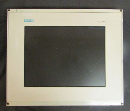 SIEMENS 6AV8100 IBA00 1AA1 12 V SCD-1597-E (33) SCD 1597 Touch Screen Panel