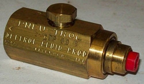 Deltrol Pneutrol 1/8&#034; Brass 2000 PSI Check Valve CTB10B