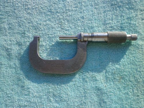 STARRETT OUTSIDE MICROMETER  MODEL No.213-C   1-2  INCH / .0001