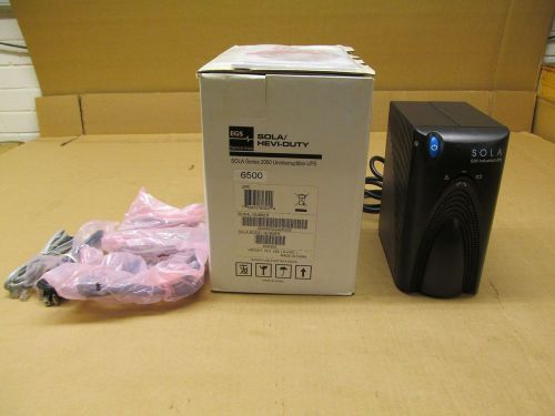 1 NIB SOLA S2K500 SERIES 2000 UNINTERRUPTIBLE UPS POWER SUPPLY 120 VAC 12 AMP