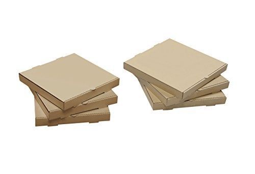 W PACKAGING WPPB14KP Plain Pizza Box, B-Flute, 1 5/8&#034; Deep, 14&#034;, Kraft (Pack of