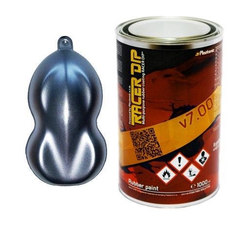 Racer Dip, Plastic Dip, Liquid Rubber, Flussigfolie, Car Paint 1L SILVER CHROME