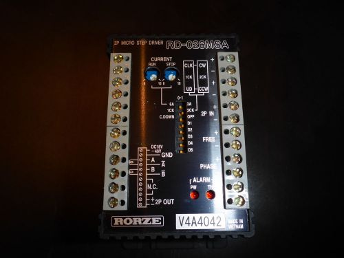 RORZE RD-026MSA 2 Phase Microstep Stepper Motor Driver - CNC - 3D PRINTER