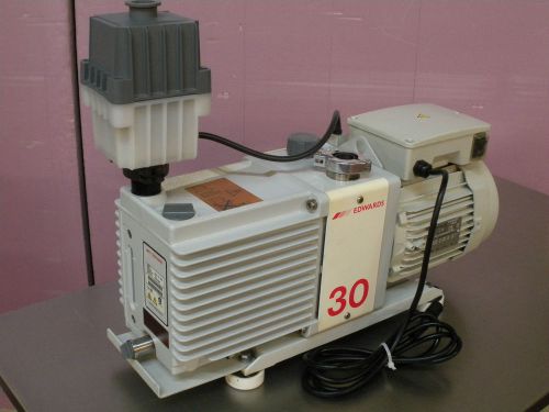 EDWARDS E2M30 DUAL STAGE ROTARY VANE VACUUM PUMP MASS SPECTROMETER SEM LAB