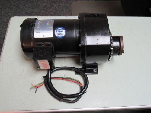 1/2HP LEESON 59RPM TEFC 3PH P1100 PARALLEL A.C. GEARMOTOR 107034 C4T17FZ50B FSHP