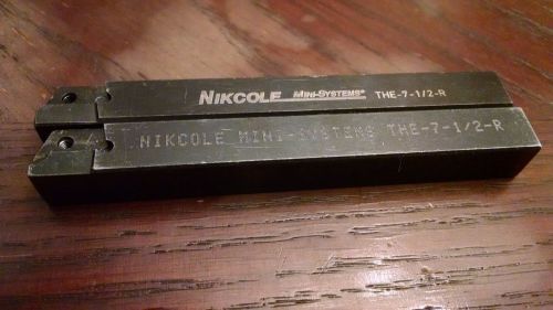 NIKCOLE MINI-SYSTEMS THE-7-1/2-R GROOVER TOOL HOLDER