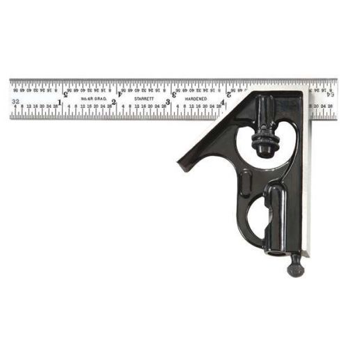 Starrett C33H-6-4R 2 Piece Combination Square Set - Blade Length: 6&#039;