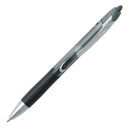 BIC Triumph 537RT Retractable Gel Medium Point Pen, 0.7mm, Black, 12 Pens