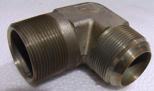 Parker hydraulic elbow 1-1/2&#034; NPT to 1-1/2&#034; JIC unused