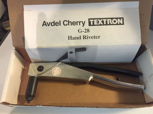 Avdel Cherry Textron G-28 Hand Riveter