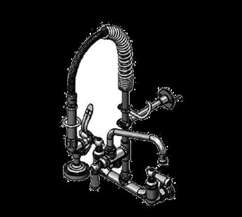 T&amp;S Brass MPZ-8WCN-08 Mini Pre-Rinse Unit 8&#034; wall mount low flow spray valve