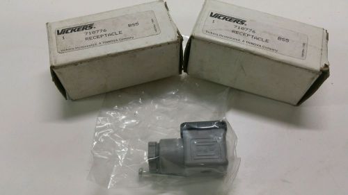 VICKERS 710776 RECEPTACLE CONNECTOR (LOT OF 2) ***NIB***