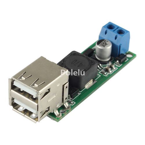 DC-DC 6-35V To 5V 3A Non-isolated  BUCK Converter  Dual USB Step-down Module