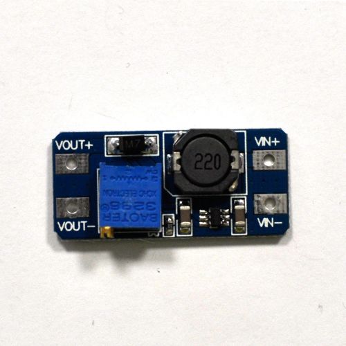 DC-DC 2A Adjustable Boost Power Supply Converter Step Up Module 2-24v Input Hot